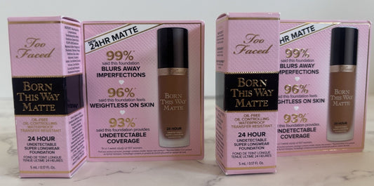 Too Faced Born This Way Matte Foundation CHAI 5ml / 0.17 oz Authentic