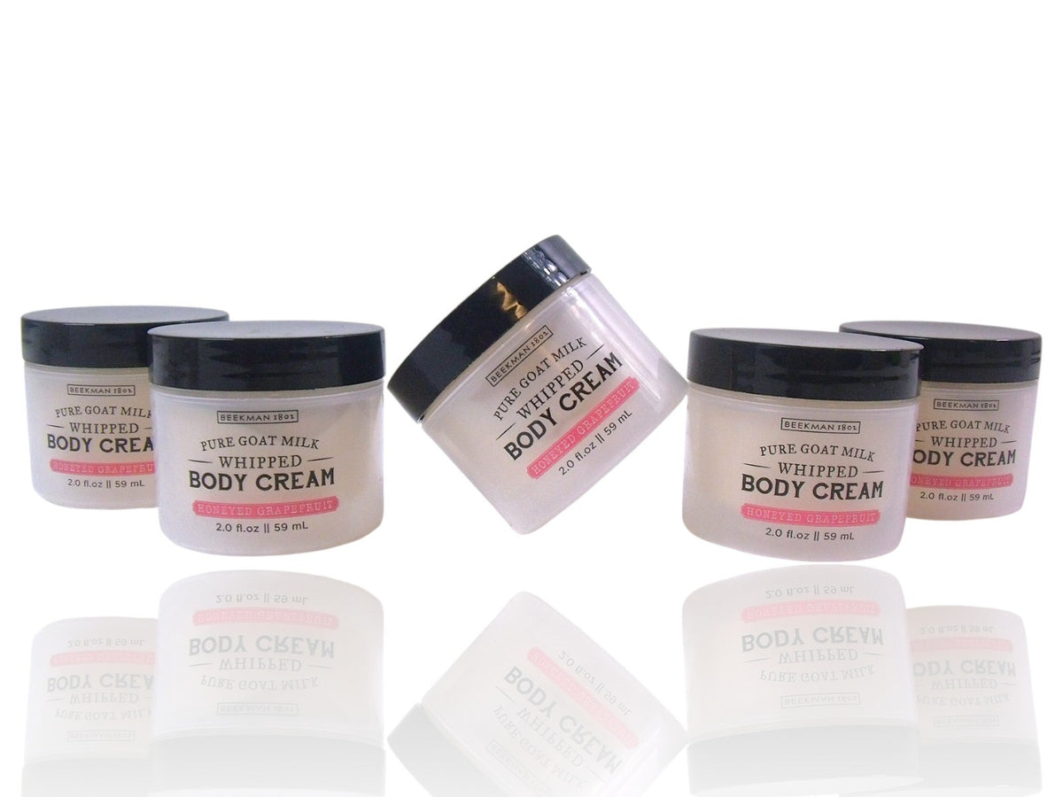 Goat Milk Whipped Body Cream - Honeyed Grapefruit, 5-Pack 2oz