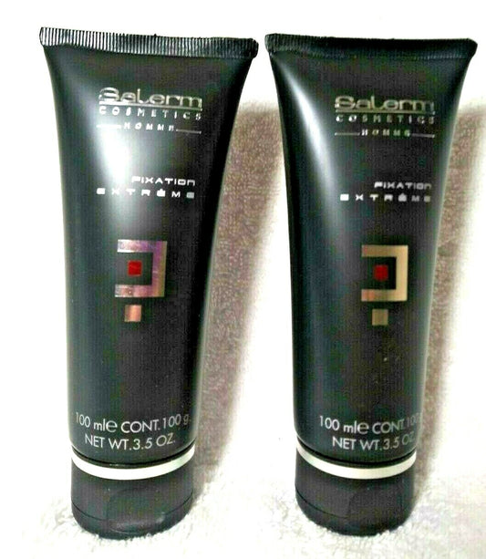 Extra Strong Hair Gel - Extreme Hold Wet Look Styling Gel - 3.5 oz / 100ml Set of 2