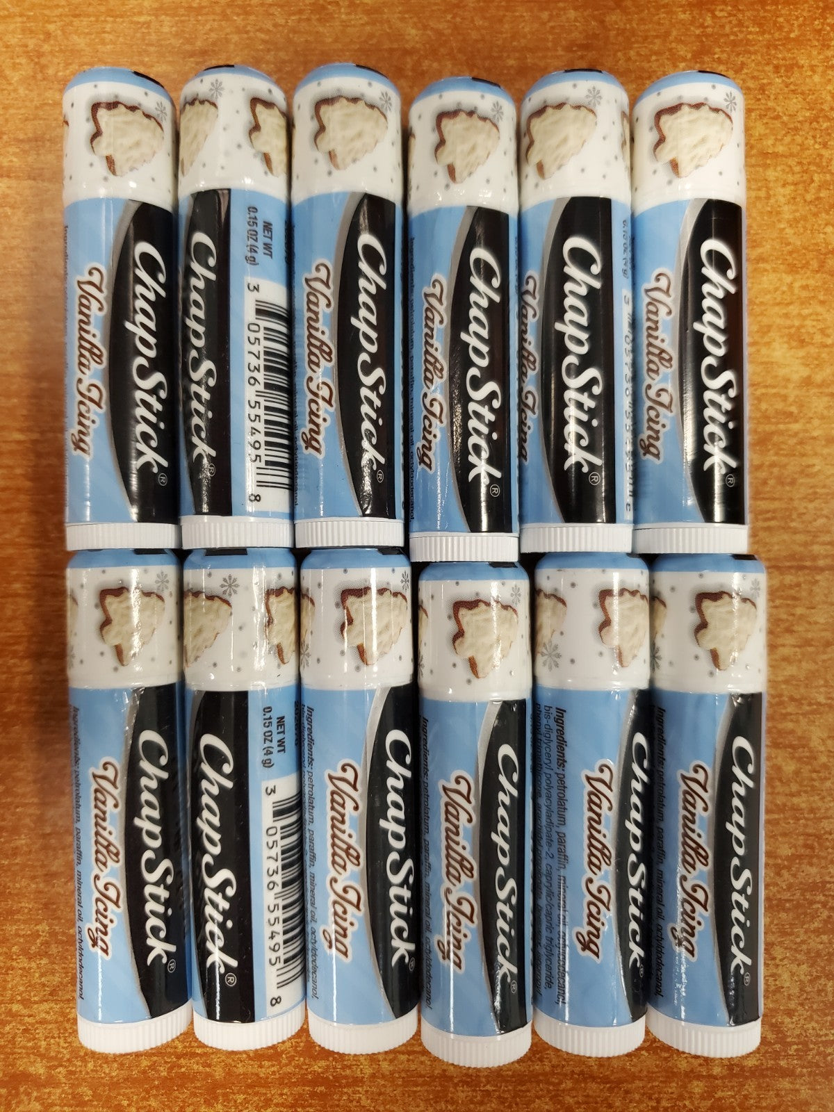 Holiday Vanilla Icing Lip Balm Set - Moisturizing Lip Care