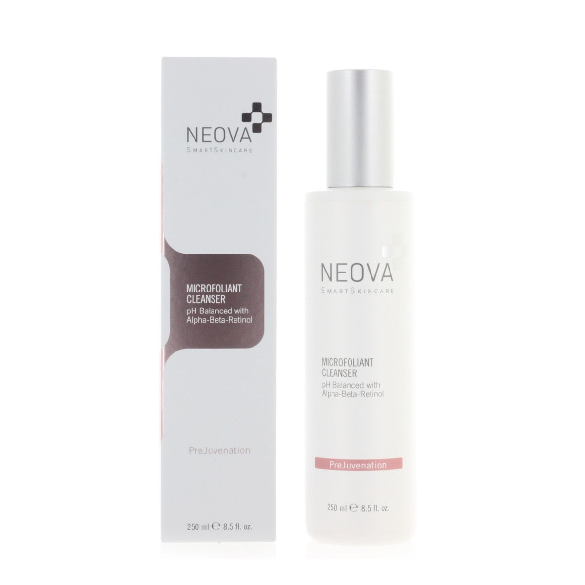 Neova Microfoliant Facial Cleanser 250ml pH Balanced Deep Cleansing