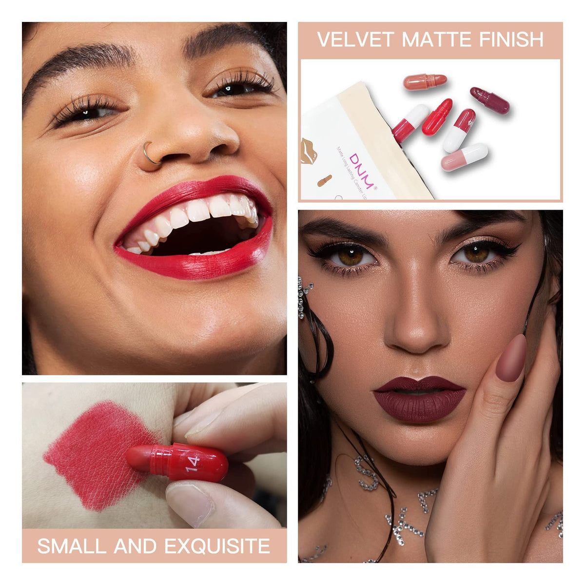 18-Color Matte Lipstick Set - Long-Lasting Waterproof Lip Makeup