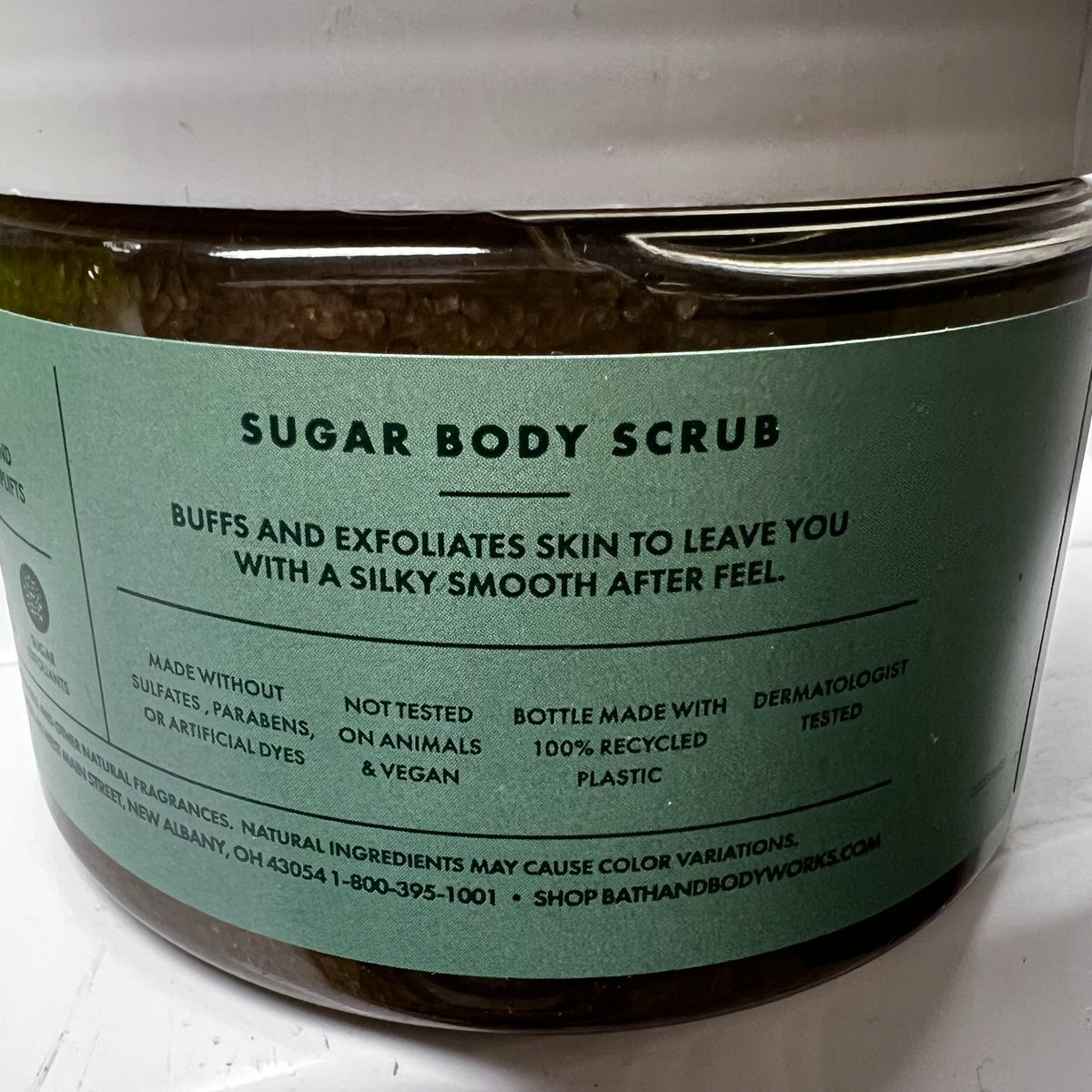 Bath & Body Works Exfoliate Skin Shea Butter Sugar Scrub 12.5 oz Tub