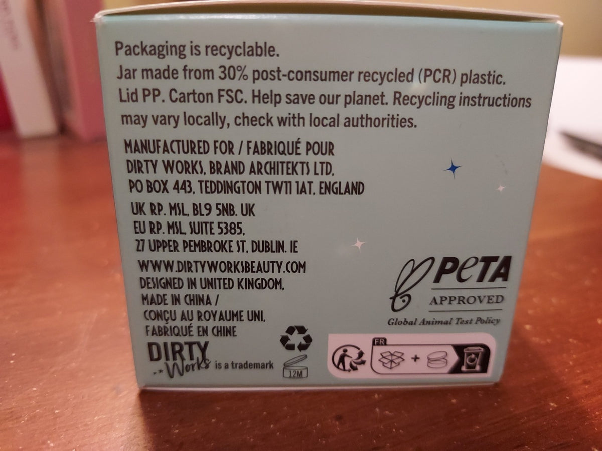 Dirty Works Hyaluronic Acid Hydrating Day Cream 1.69 fl oz