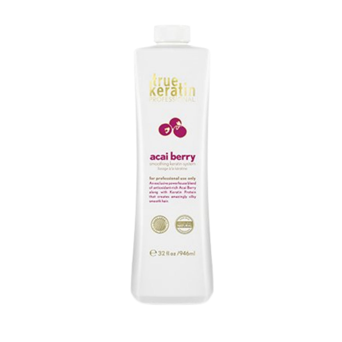 Keratin Hair Smoothing Treatment with Acai Berry - 32 oz