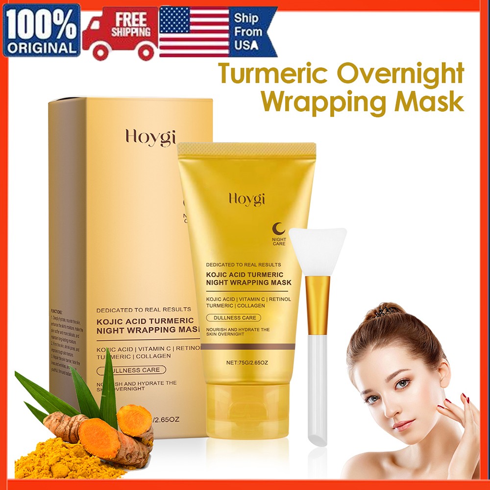 Kojic Acid Turmeric Collagen Peel-Off Overnight Mask