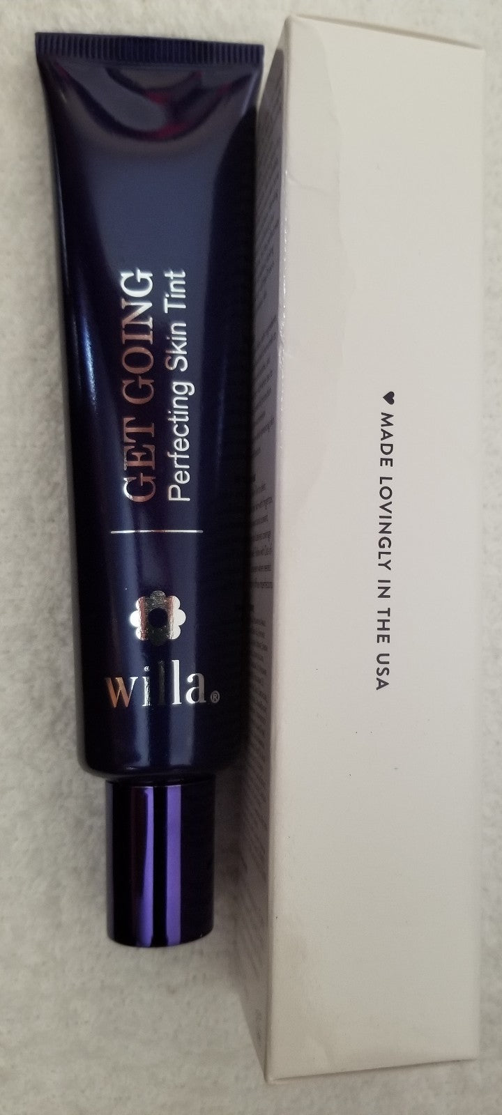 Willa Get Going Perfecting Skin Tint Shade 04 Chestnut, Sheer, 1.3 oz