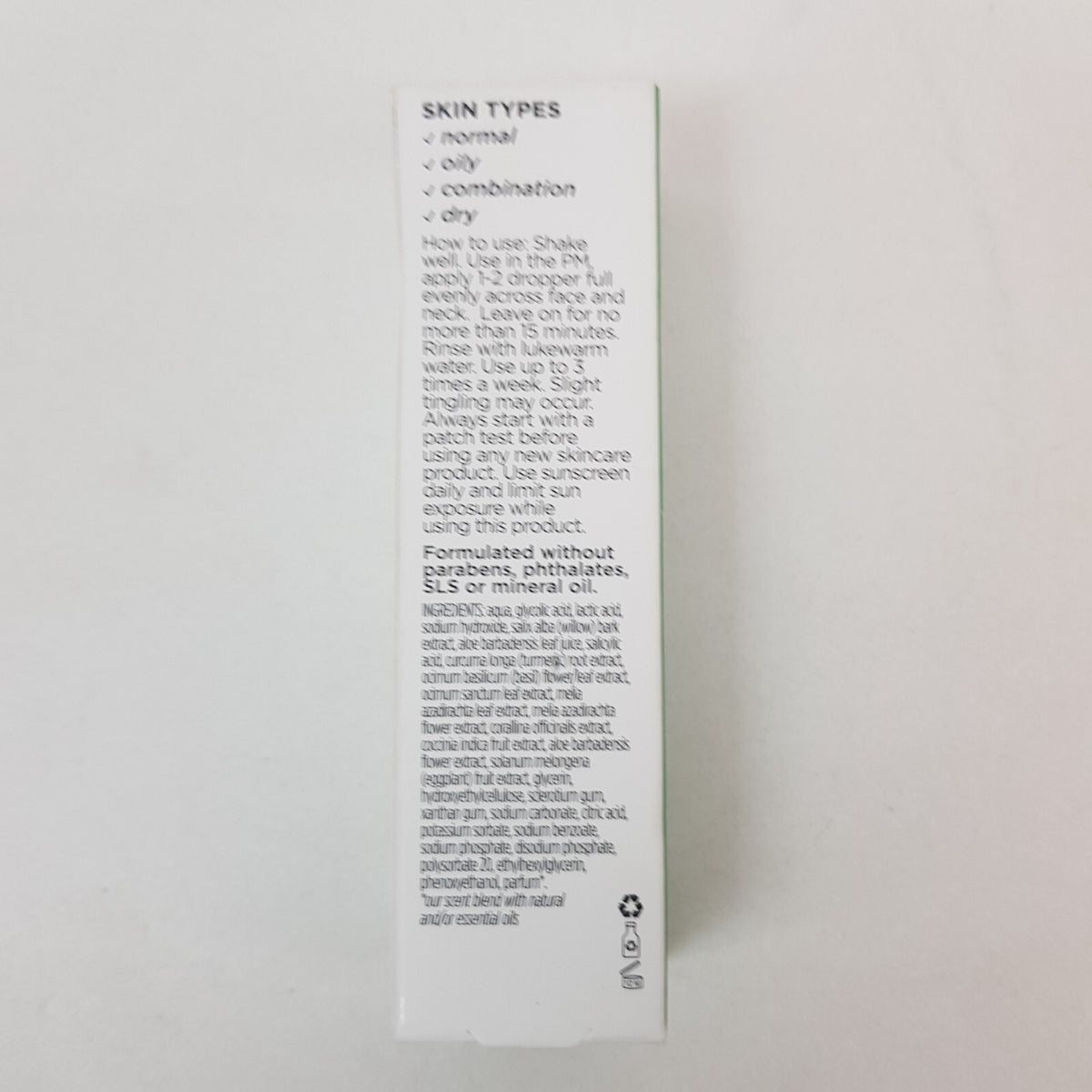 2 Pacifica Clean Shot BHA/AHA 25% Peel Solution All Skin Type Made in