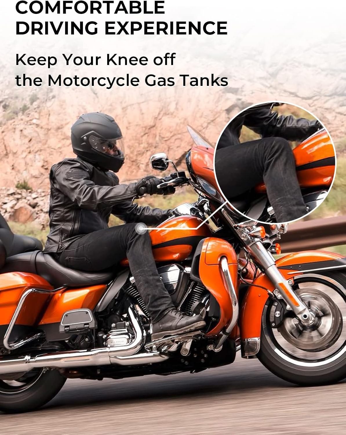 1.5 Inch CNC Aluminum Floorboard Extensions for 2009-2025 Touring Motorcycles