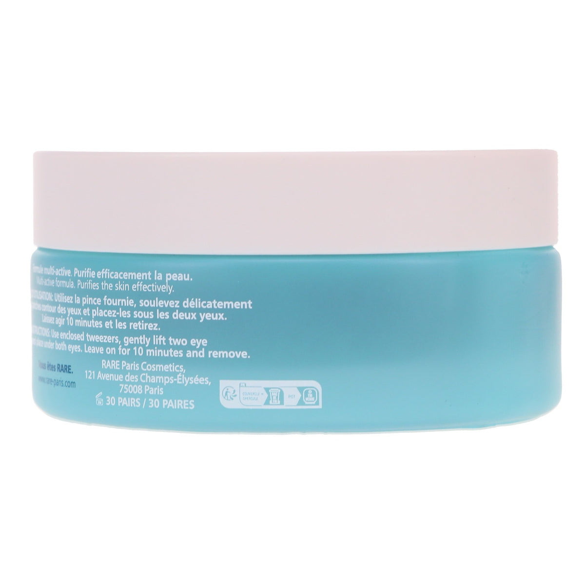 Rare Paris Carbone Glacé Eye Patches - Brighten and Depuff Under-Eyes, 30 Count