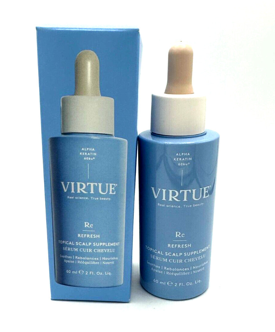 Virtue Refresh Topical Scalp Supplement - 60 ml / 2 oz, Brand New