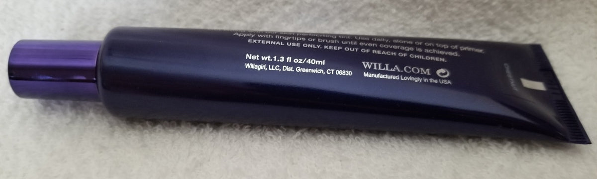 Willa Get Going Perfecting Skin Tint Shade 04 Chestnut, Sheer, 1.3 oz