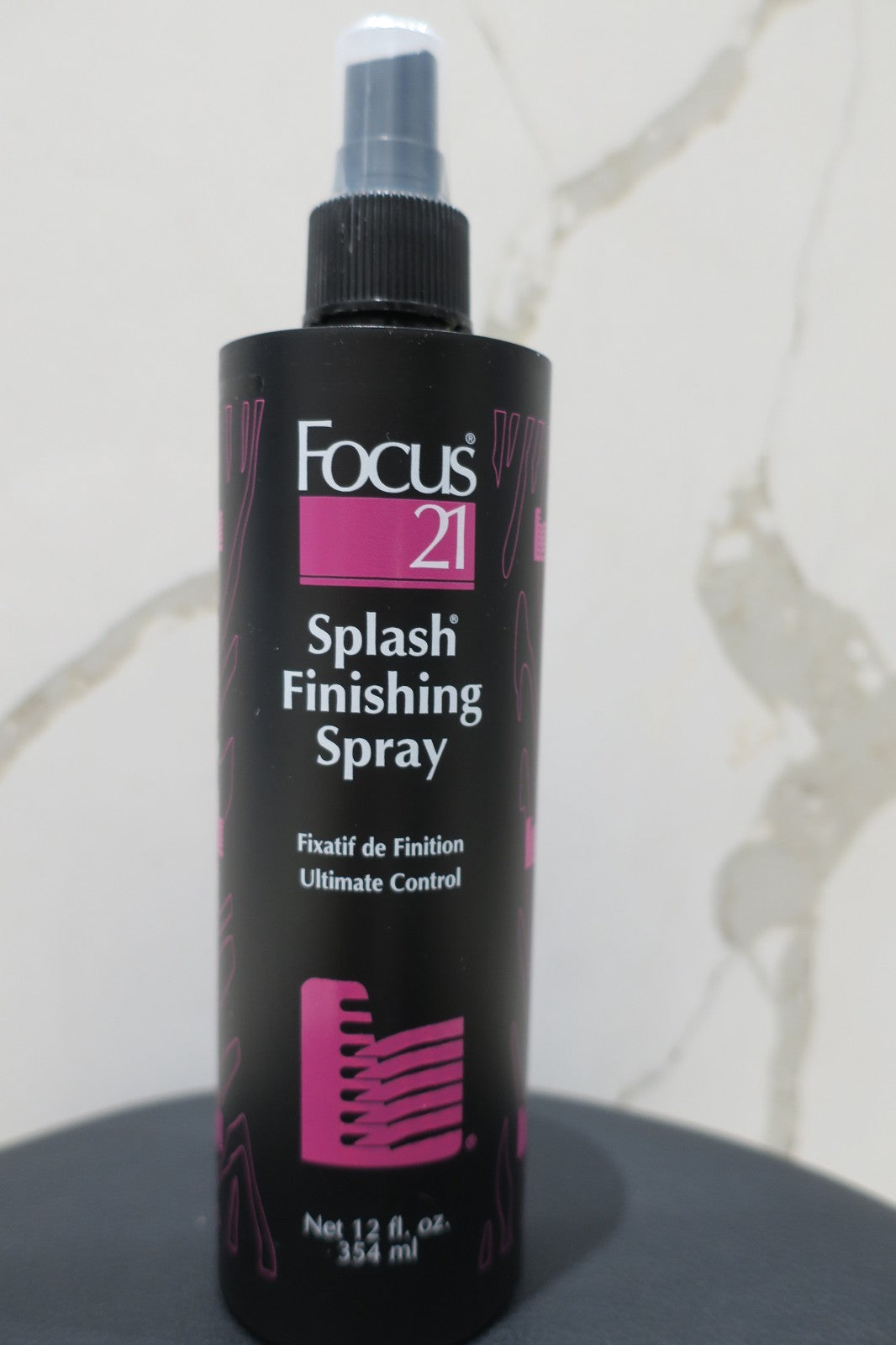 Focus 21 Splash Finishing Spray - Extra Firm Hold & Shine, 12 Fl Oz