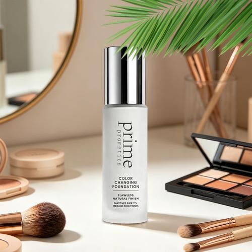 Color Changing Foundation for Mature Skin - 12-Hour Long Wear