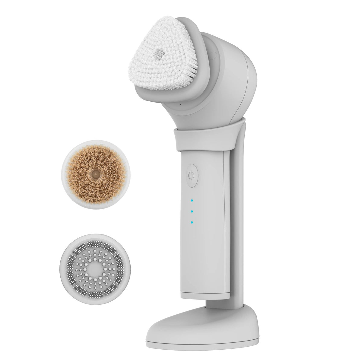 Facial Cleansing Brush Kit - Deep Clean & Exfoliate with 3 Attachments