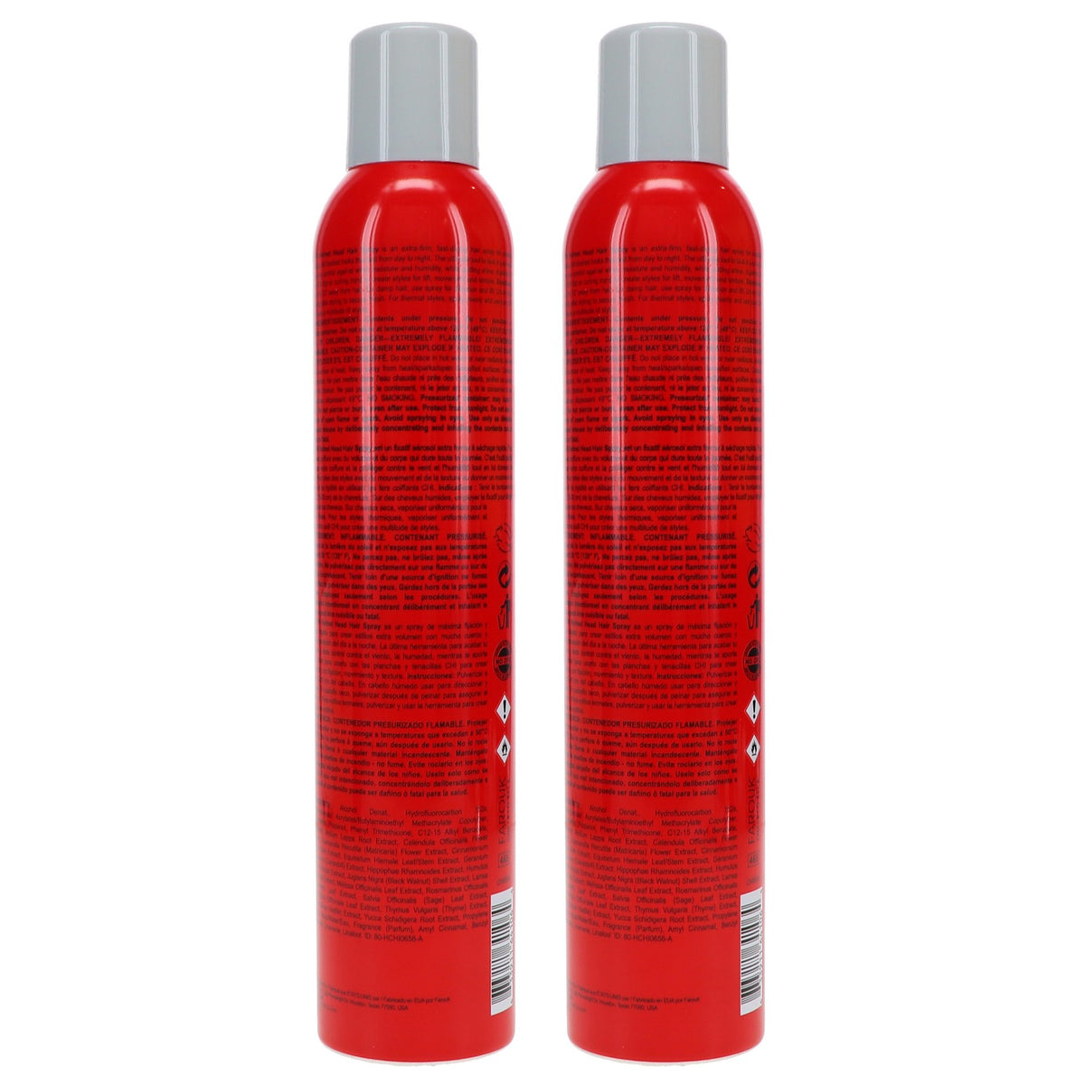Extra Firm Hair Spray 10 oz - Volume, Hold & Humidity Resistance - 2 Pack