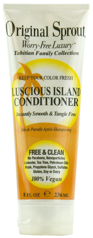 Tahitian Luscious Island Conditioner - 8 oz Hydrating Hair Care for All Hair Types