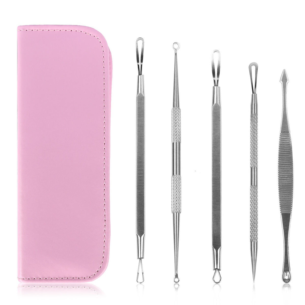 Blackhead Remover Tool Kit - Pimple Extractor Set for Acne & Blemishes