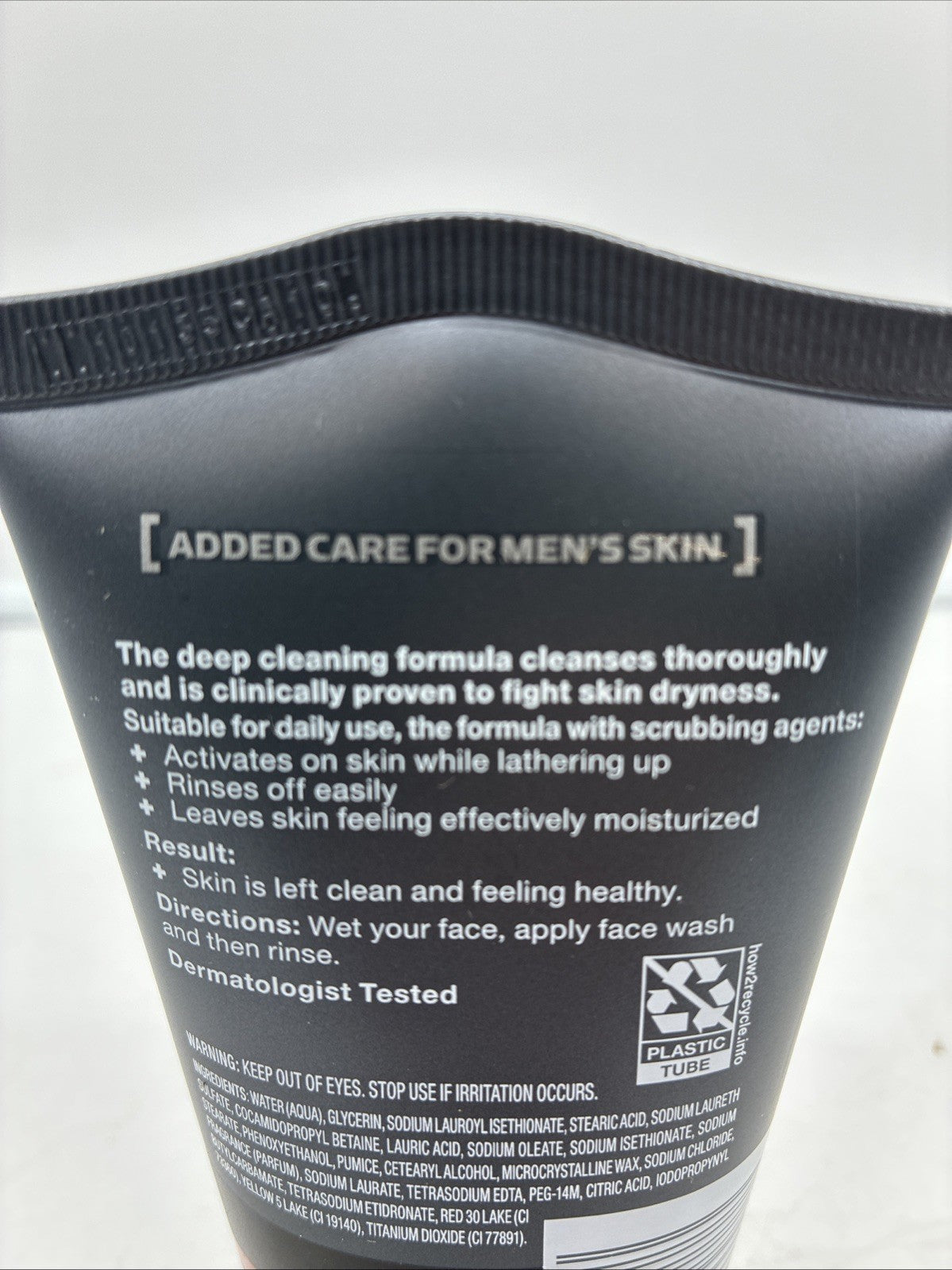 3 Pack: Dove Men + Care Face Scrub Deep Clean+ Facial Cleanser 5 oz.