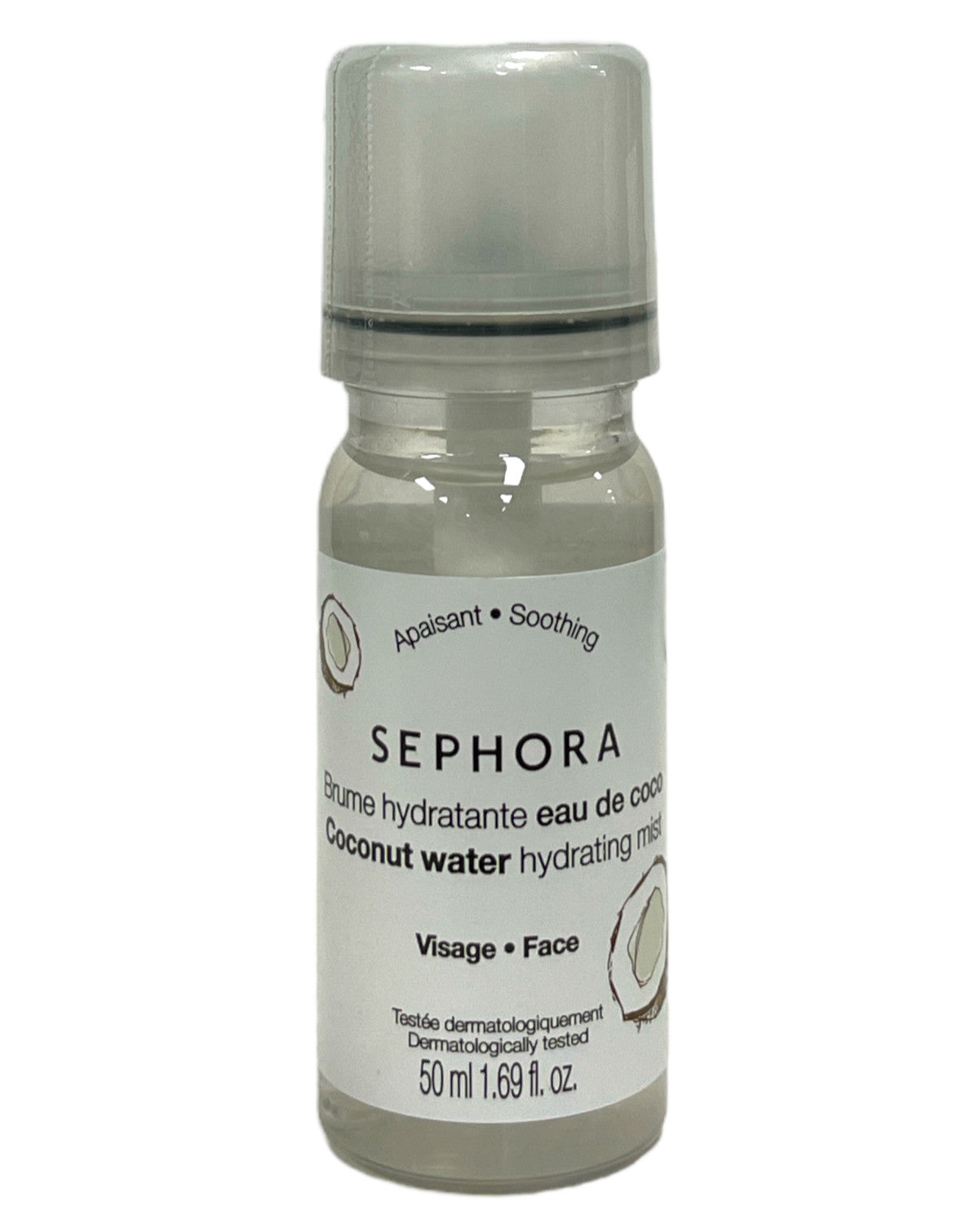 Hydrating Facial Mist with Coconut Water - Refreshing Skin Spray, 50mL