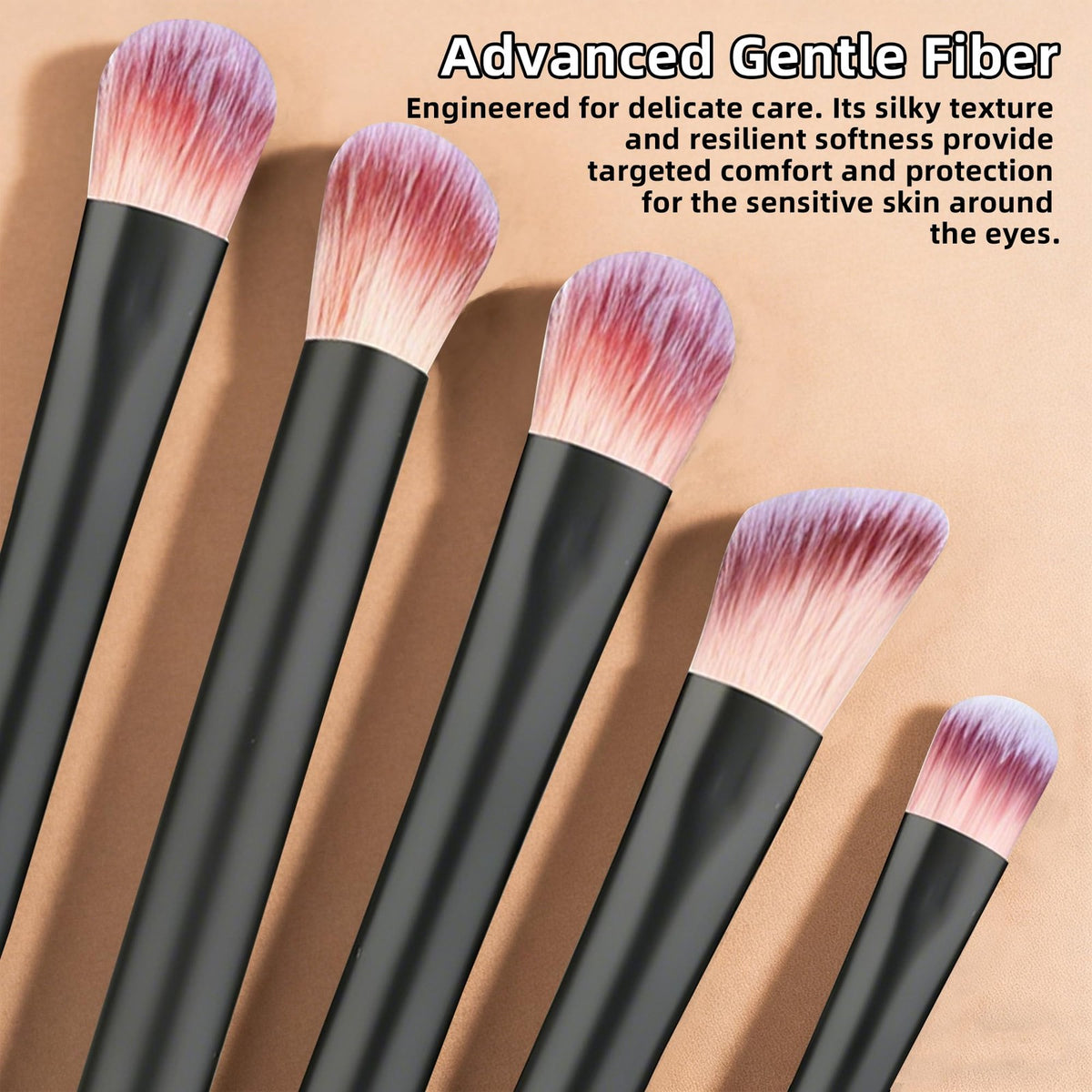 13-Piece Professional Eye Makeup Brush Set for Eyeshadow, Concealer & Eyeliner