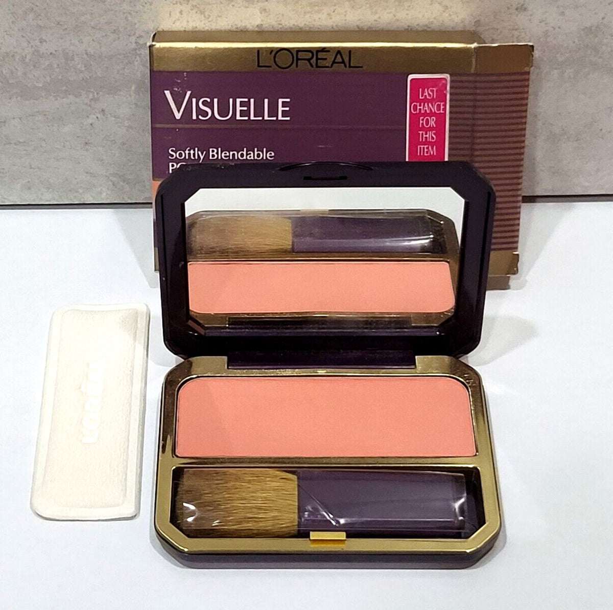 L'Oréal Visuelle Softly Blendable Powder Blush Caribbean Coral - Full Size Makeup