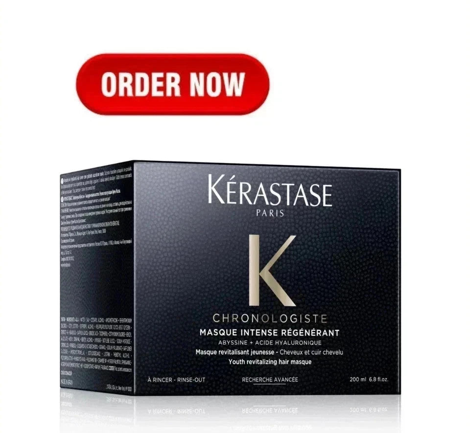 Kerastase Chronologiste Intense Regenerant Hair Mask 6.8oz - Nourishing Deep Treatment