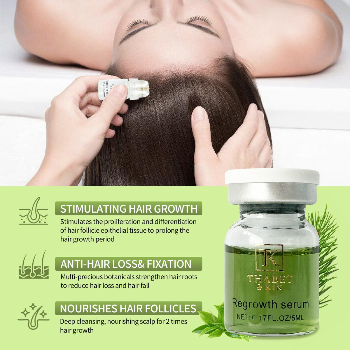Hair Regrowth Serum - Advanced Treatment for Thicker Hair