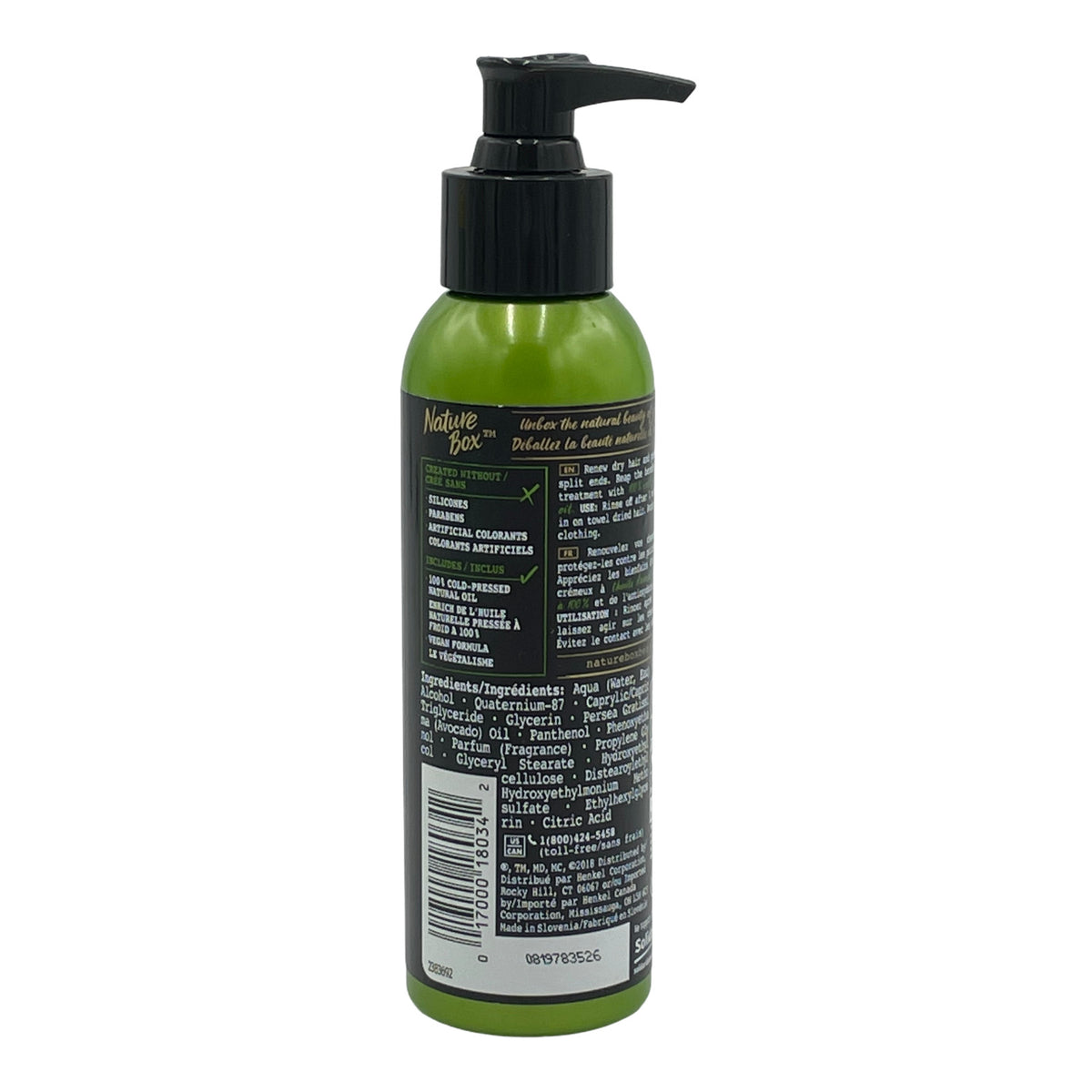 2 Pack Avocado Oil Repair Cream for Split Ends - Hair Damage Treatment 5.1 oz