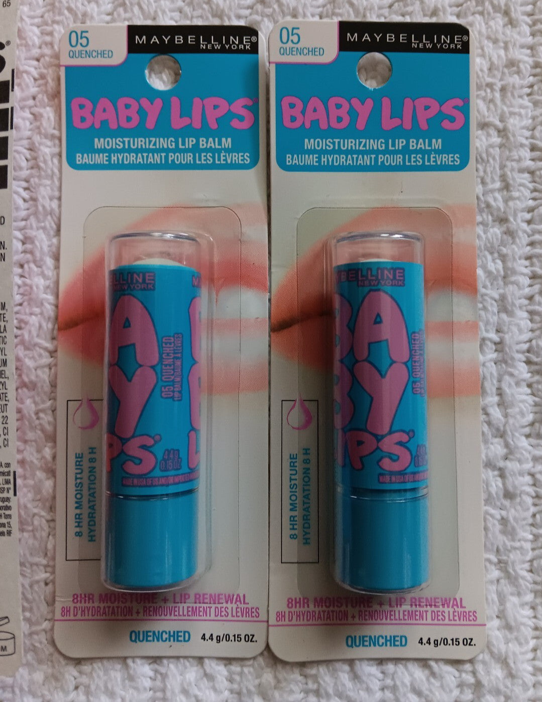 Moisturizing Lip Balm Set - Cherry Me & Pink Mon Rose, Quenched Hydration