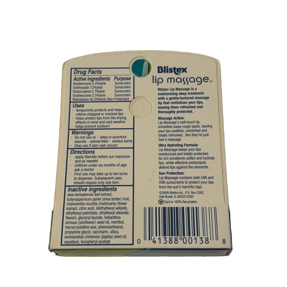 Lip Massage Balm with Stimulating Tip - Sealed