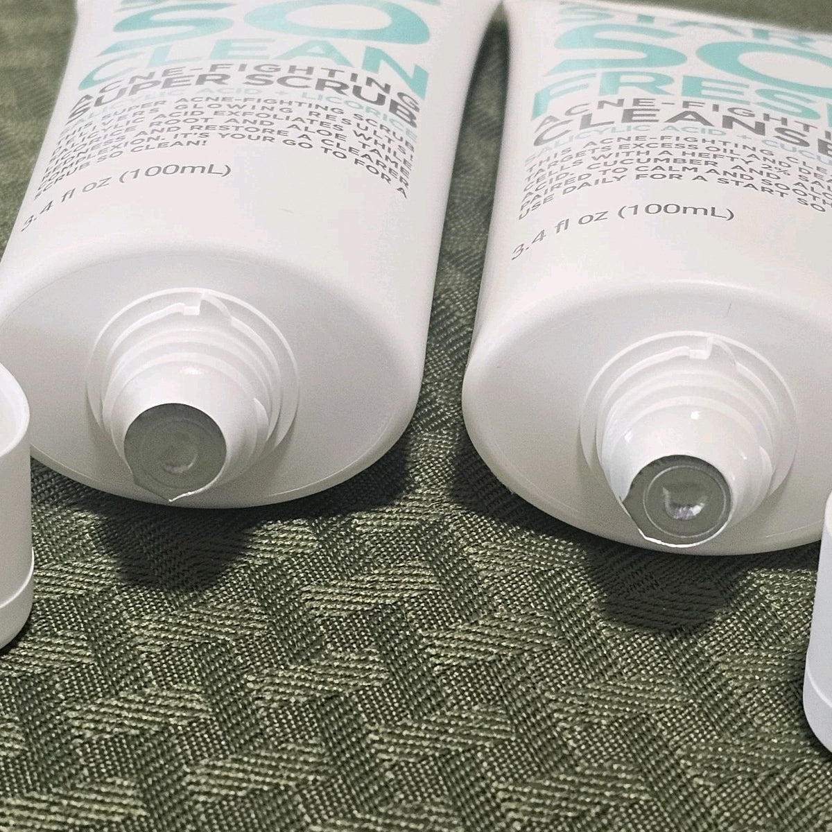 Acne-Fighting Face Wash & Exfoliating Scrub - Gentle Daily Cleanser