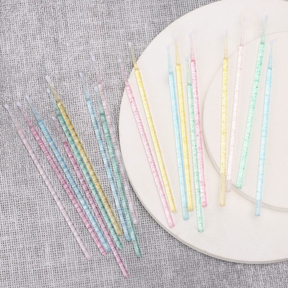 Disposable Microbrush Applicators - 1000 Pcs Micro-Needle Brushes for Makeup & Nail Art
