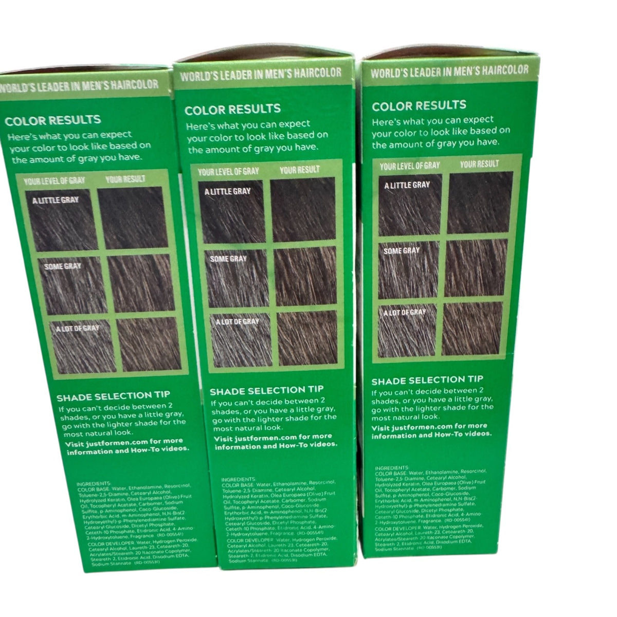 Medium Brown Hair Color Shampoo - 3 Pack