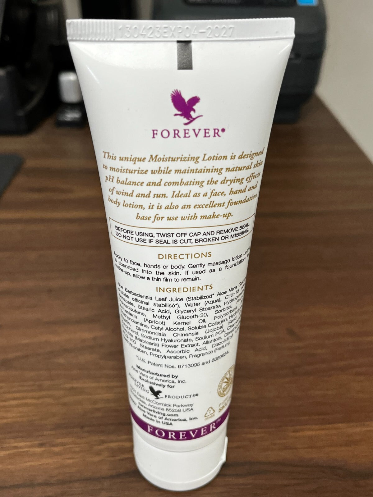 Aloe Moisturizing Lotion - 2 Bottles, Face & Body, Collagen & Elastin