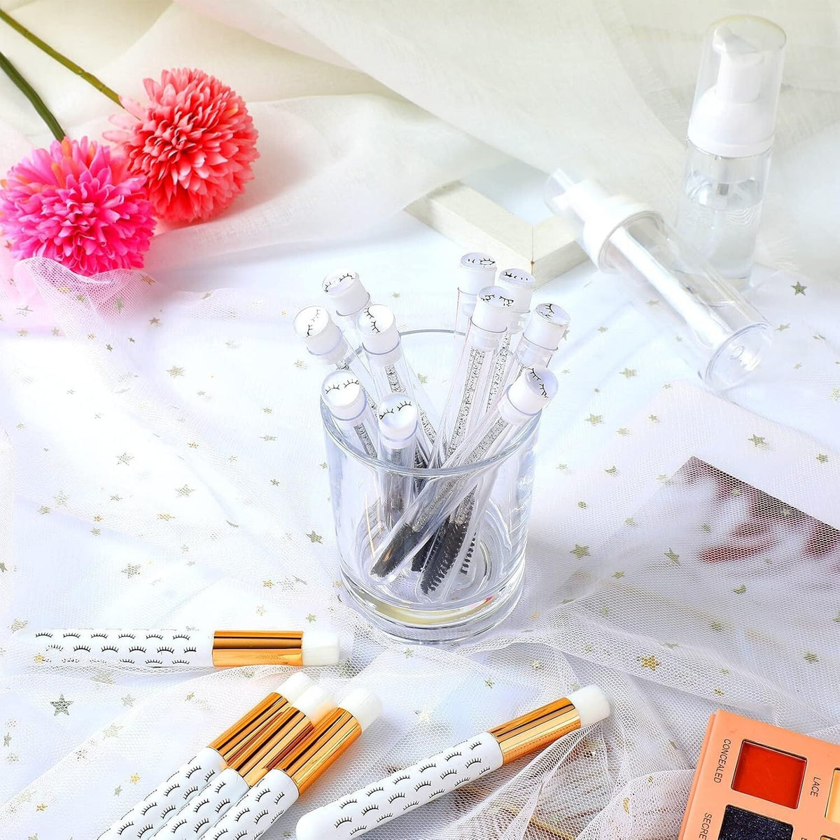 Unbranded Eyelash & Nose Cleaning Brush Set, 30 Pcs