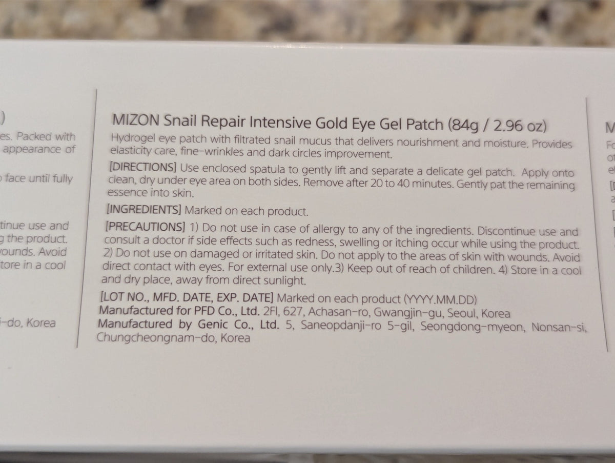 Mizon 3-Piece Anti-Wrinkle Snail Repair Skincare Set - Total Care