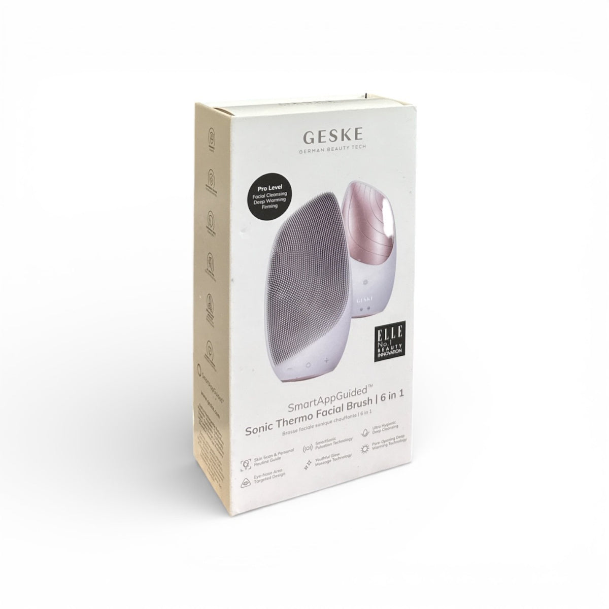 Geske Sonic Thermo Facial Brush 6-in-1 Starlight - Deep Cleaning & Skin Massage