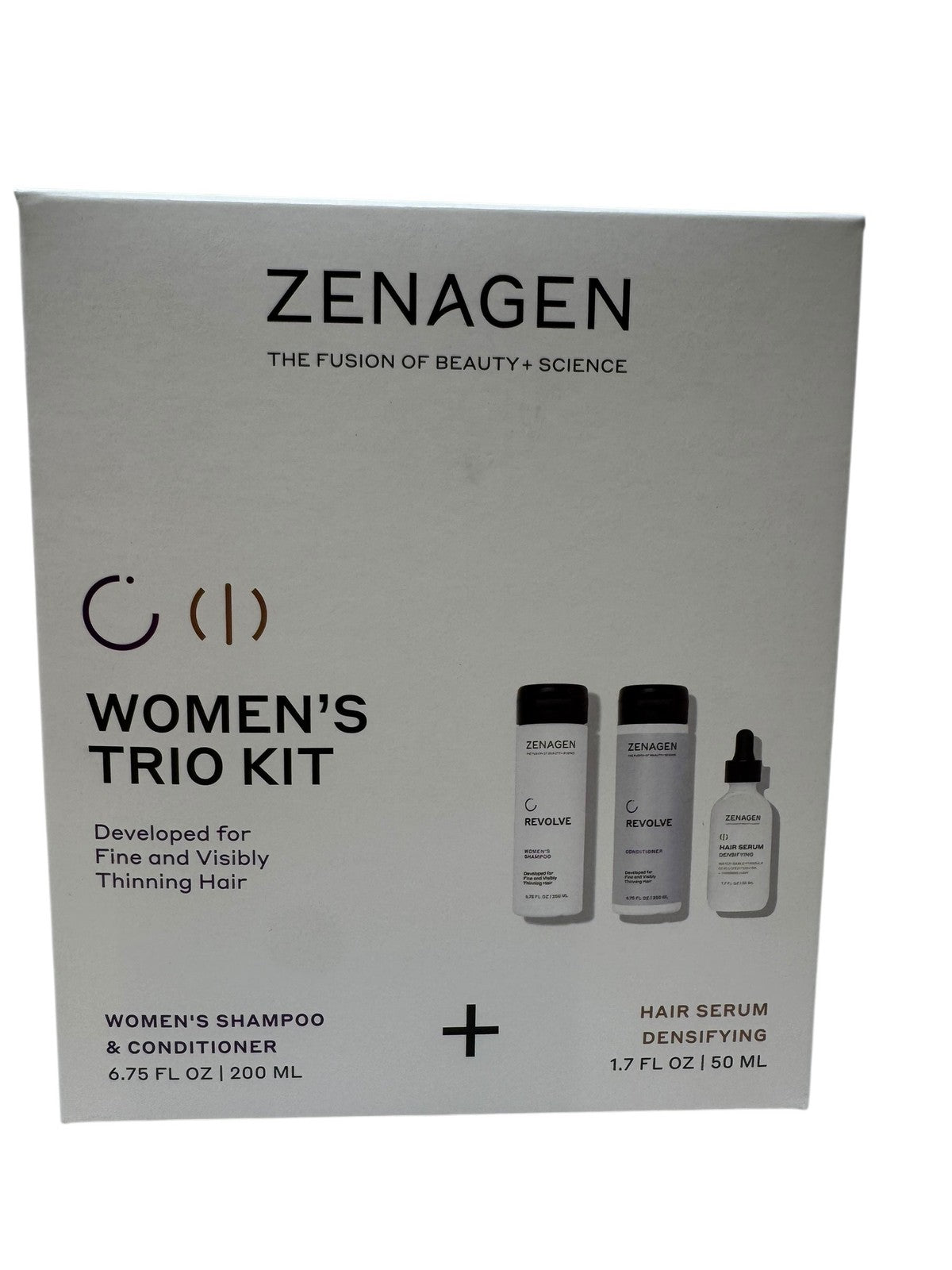 Hair Densifying Trio Kit for Women - Shampoo, Conditioner & Serum