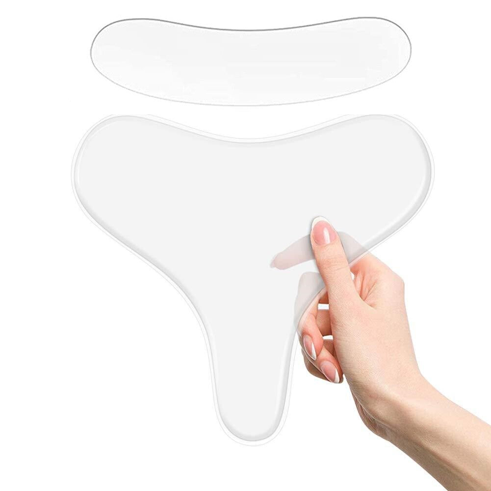 Reusable Silicone Anti-Aging Chest & Neck Pads - Wrinkle Reduction Set