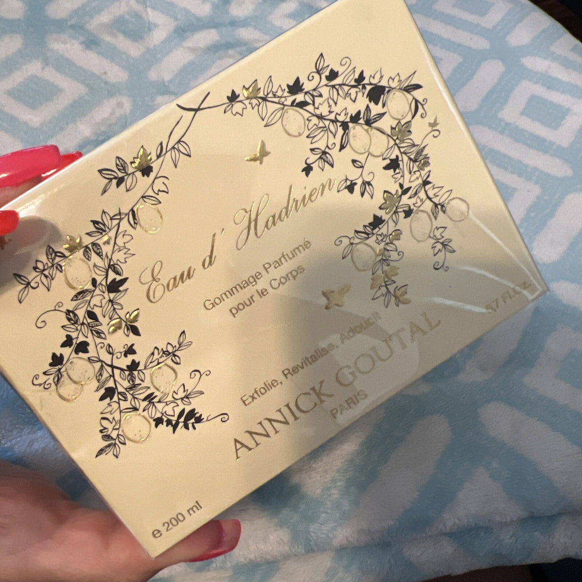 Annick Goutal Eau D’Hadrien perfumed BODY SCRUB! 6.7 Oz EXTREMELY