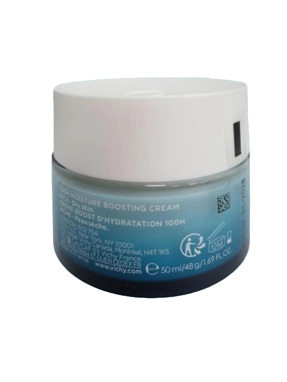 VICHY MINERAL 89 100H MOISTURE BOOSTING CREAM RICH 1.69 OZ EXP: 2028
