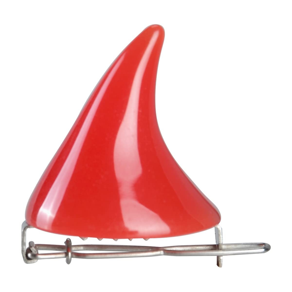 Devil Horn Hair Clips for 6 Count (Pack of 1), White,Black,Red,Silver