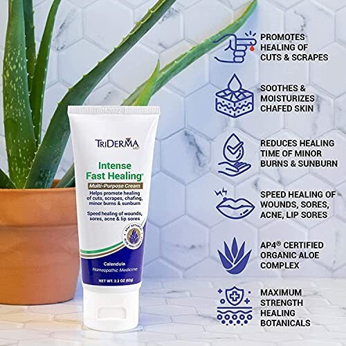 Fast Healing Cream for Face & Body – 2.2 oz Tube