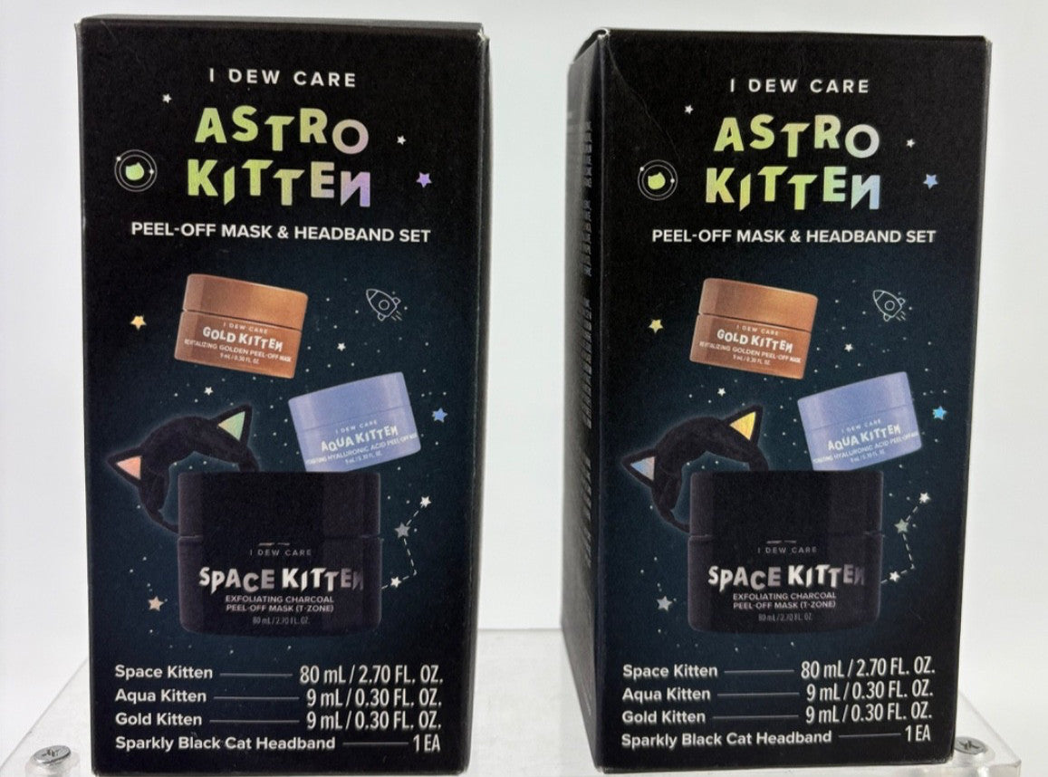 Korean Peel-Off Face Mask Set with Headband - 3 Masks