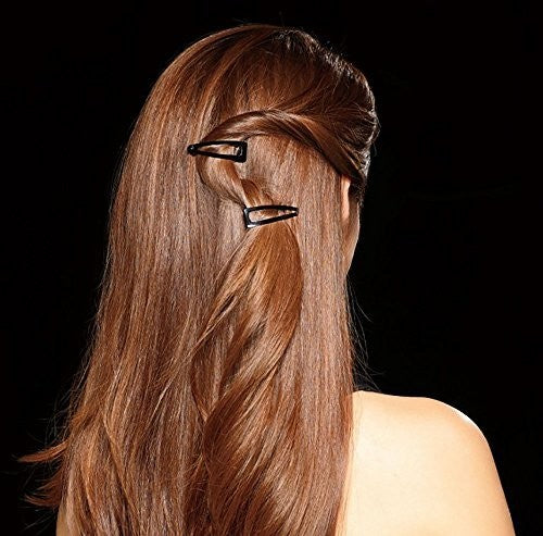 Double Grip Hair Clips, 6 Count, Black (Pack Of 1), Free Shipping