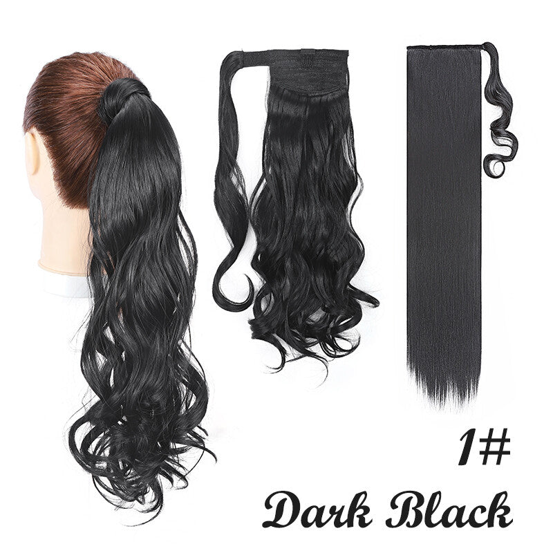 Ponytail Wrap Around Hair Extensions - Clip-In & Thick Styling