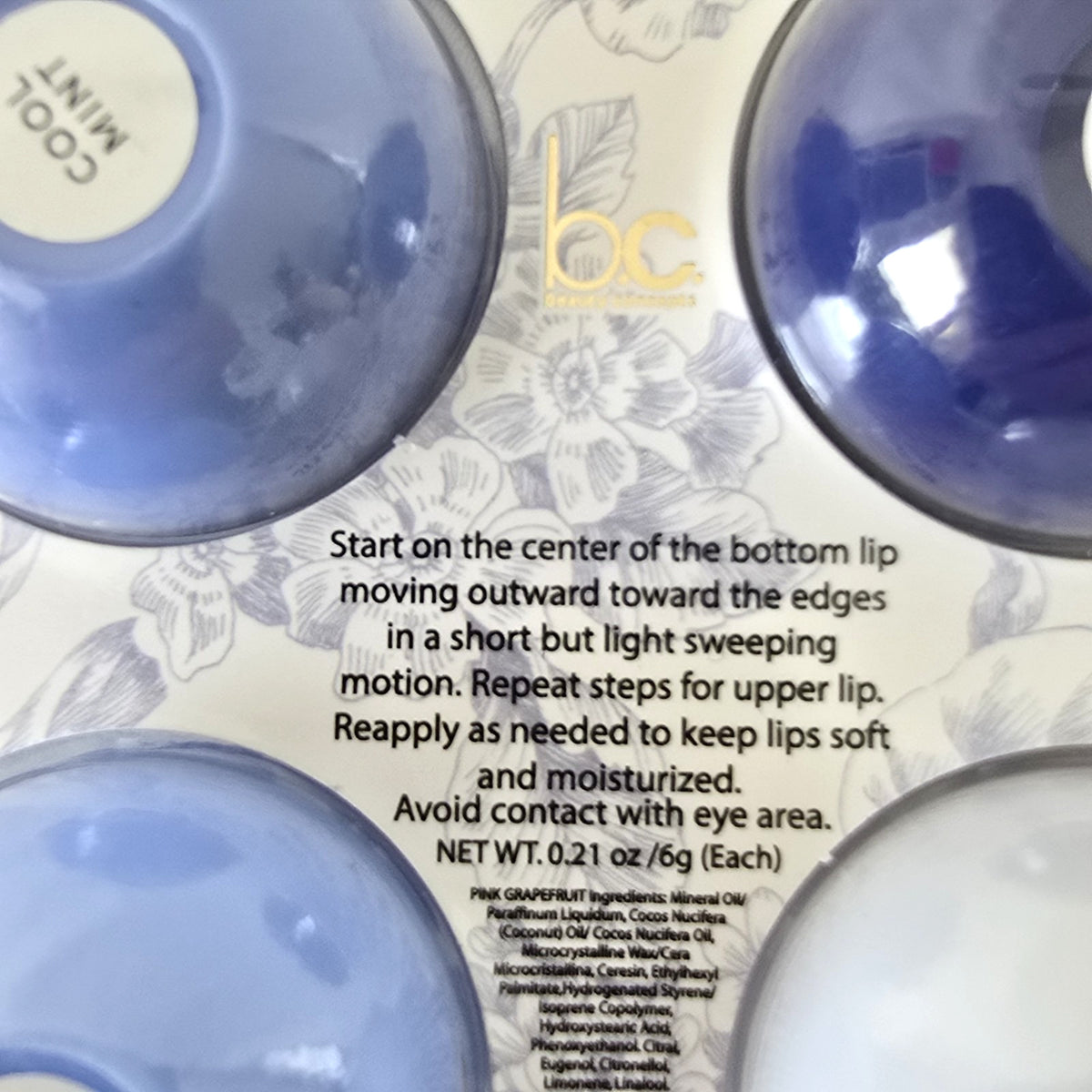 Lip Balm Set - Moisturizing Flavors for Soft Lips Gift Pack 4 pcs