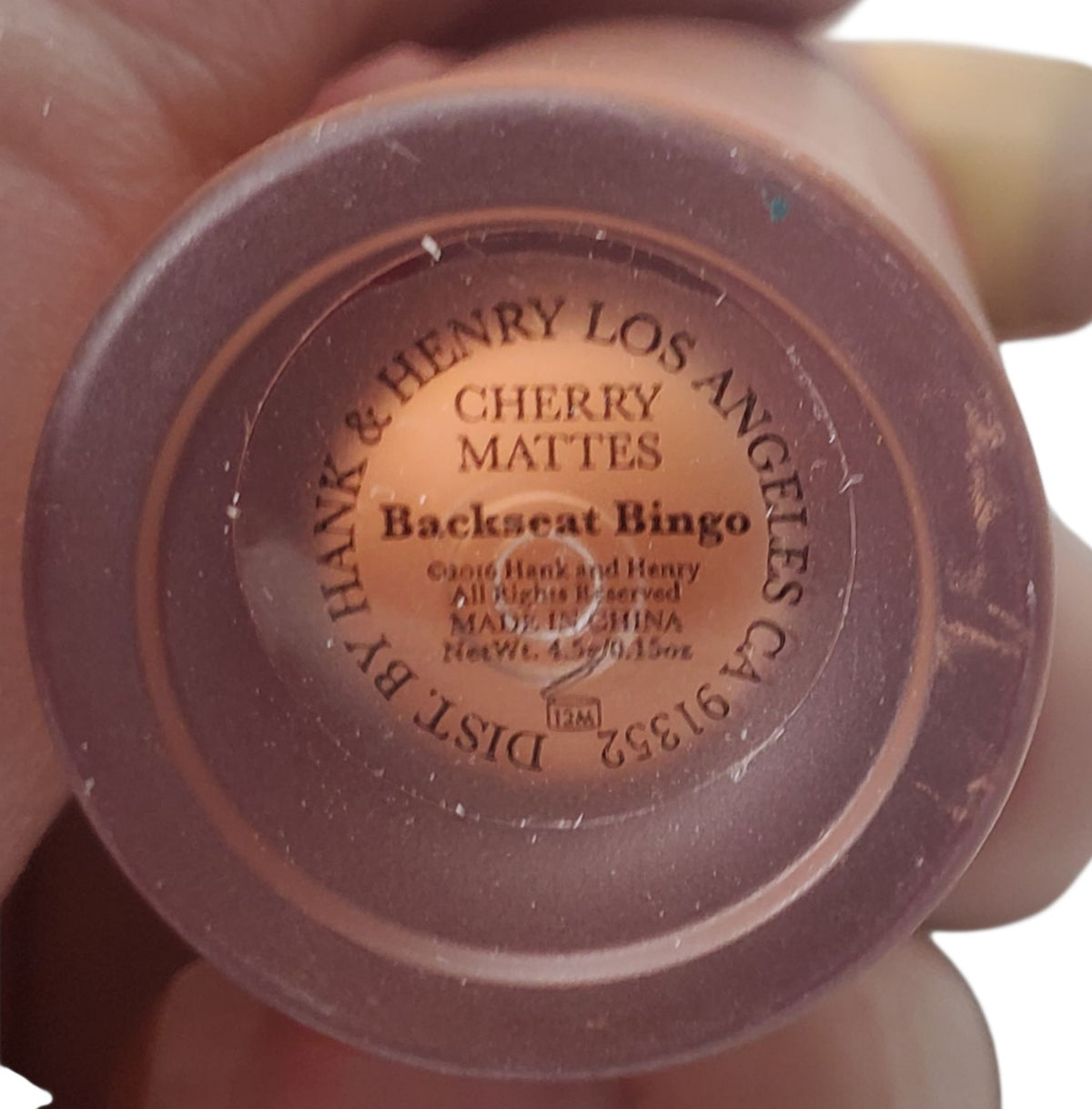 Liquid Matte Lipstick - Cherry Shade Backseat Bingo, Long-Lasting & Bold