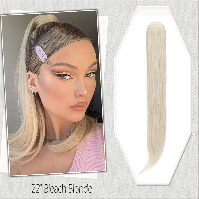 Fake Ponytail Clip-In Hair Extension Thick Natural Look 14 Inches